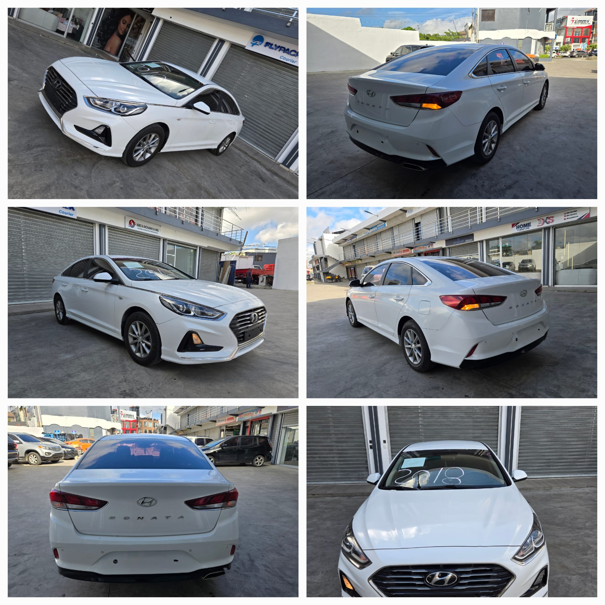 carros - HYUNDAI SONATA NEW RISE 2018 BLANCO 9