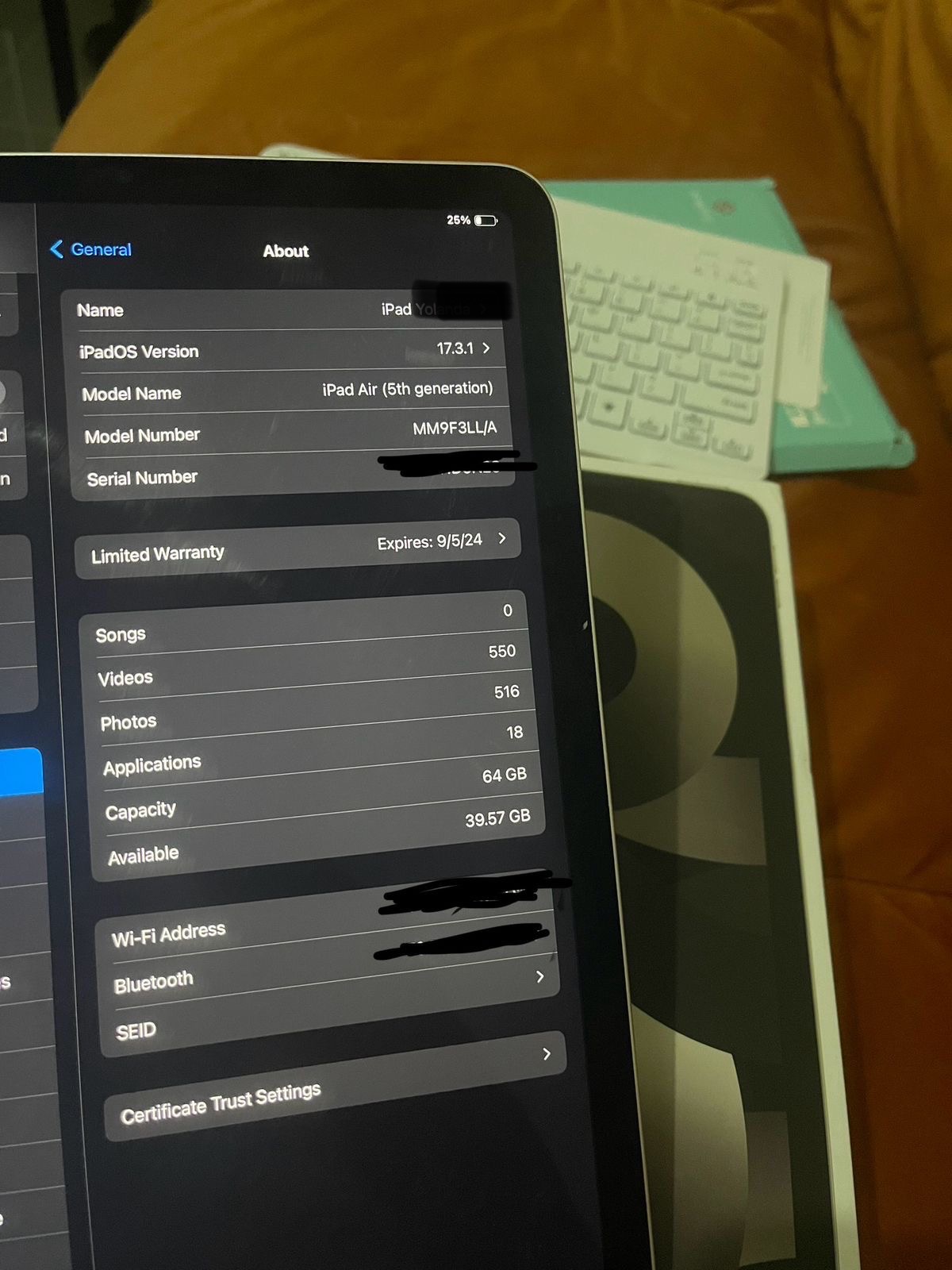 celulares y tabletas - iPad Air 5th generación 64gb 2