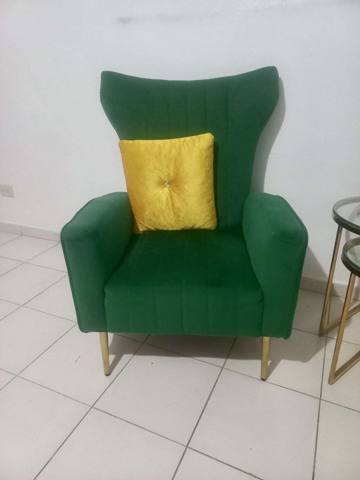 decoración y accesorios - 2 butacas verdes 10,000 pesos negociables  1