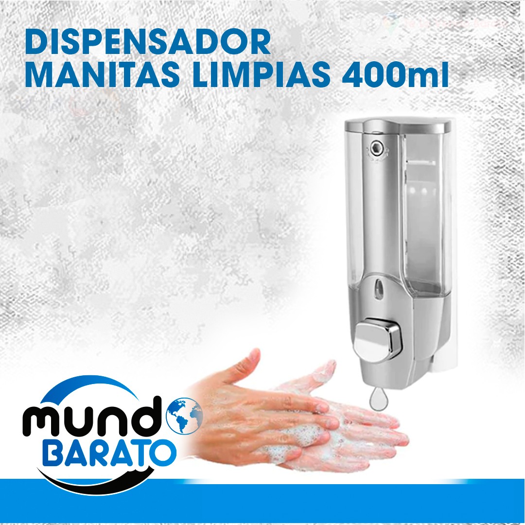 salud y belleza - Dispensador jabón 500ml manitas limpias manitos gel antibacterial  0
