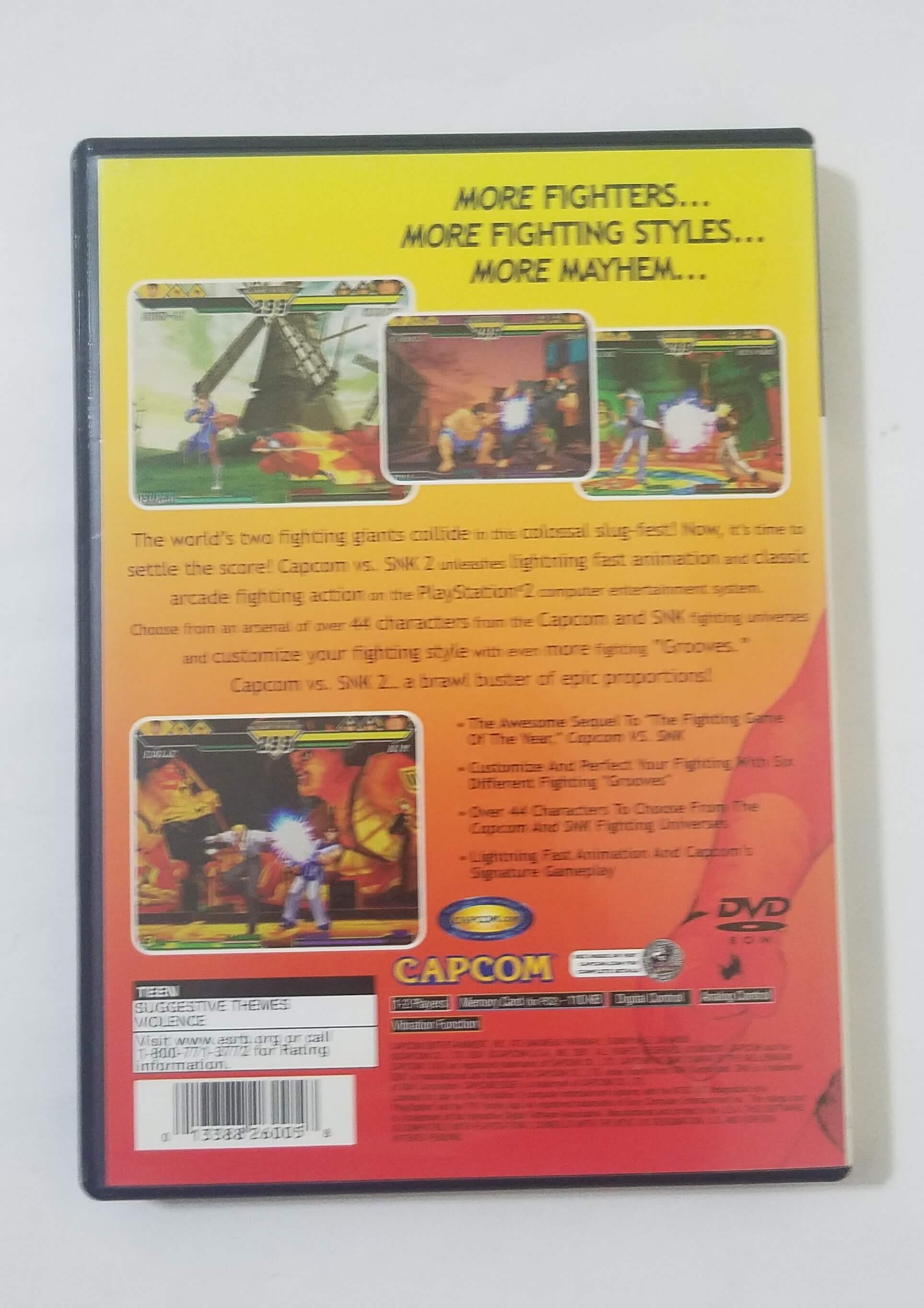 consolas y videojuegos - Capcom vs. SNK 2 de PlayStation 2 (PS2) [Completo] 3