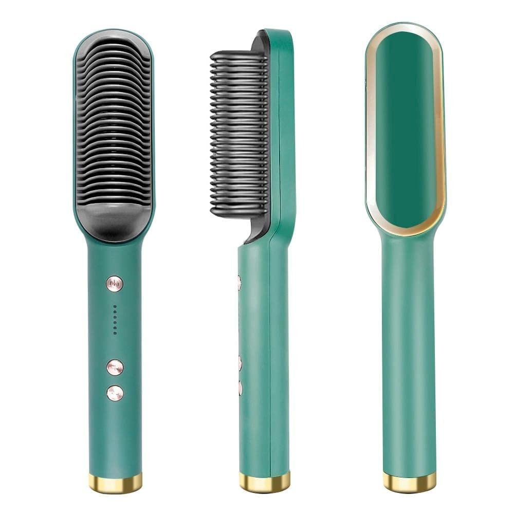 salud y belleza - Peine para alisar el cabello cepillo para hombres mujeres y niñas caliente