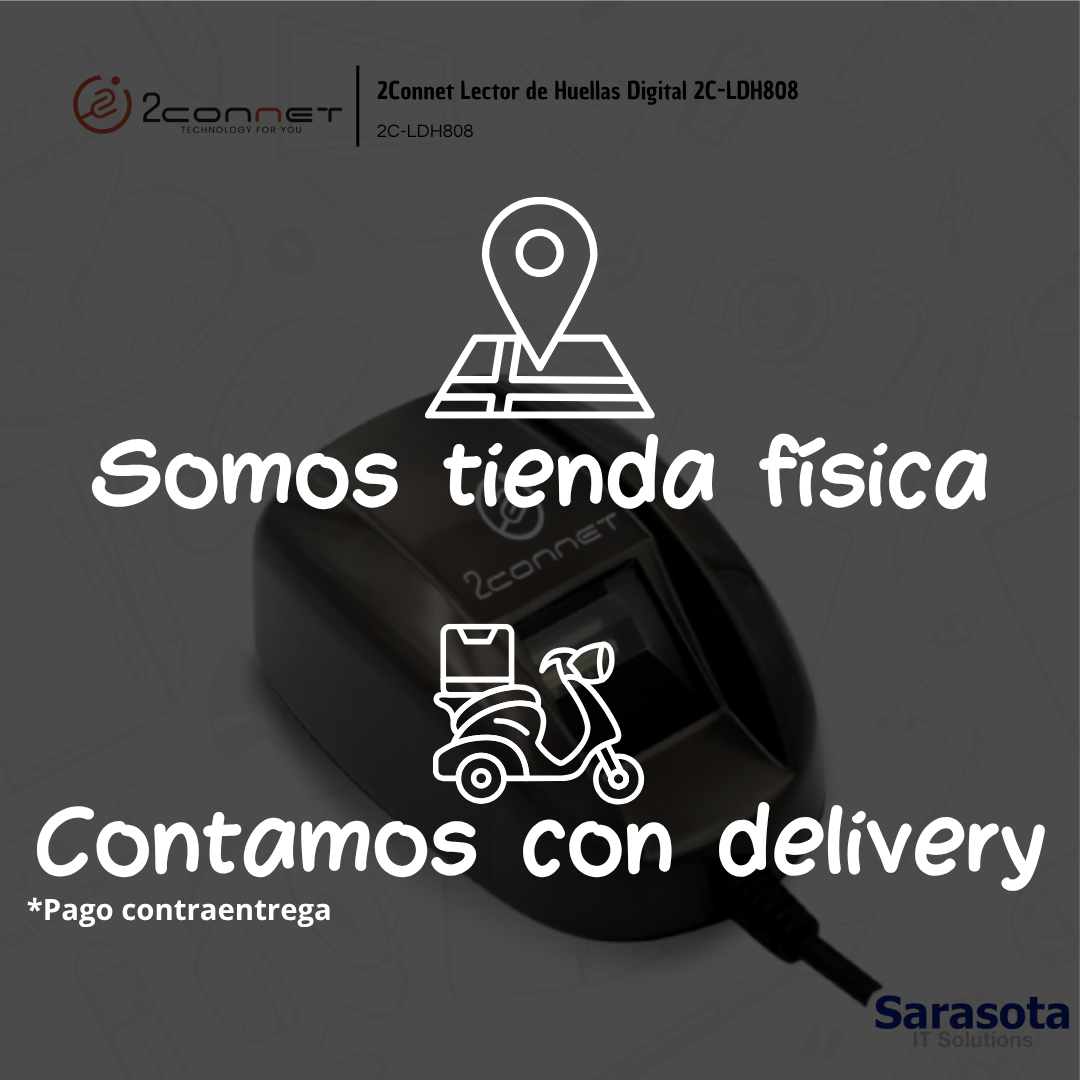 accesorios para electronica - 2Connet Lector de Huellas Digital 2C-LDH808  2
