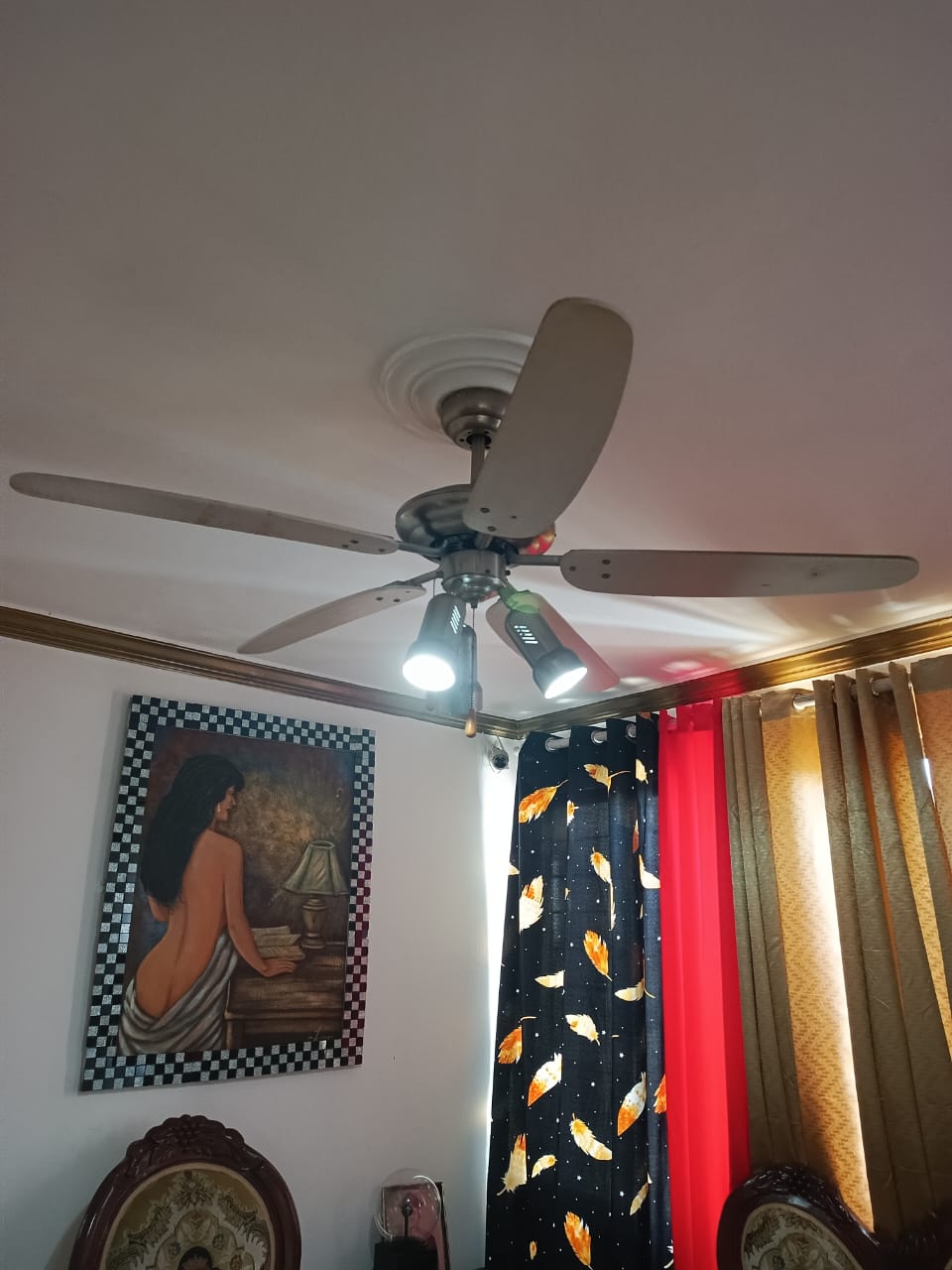 aires acondicionados y abanicos - Vendo 2 Abanico de techo con lámpara,  4
