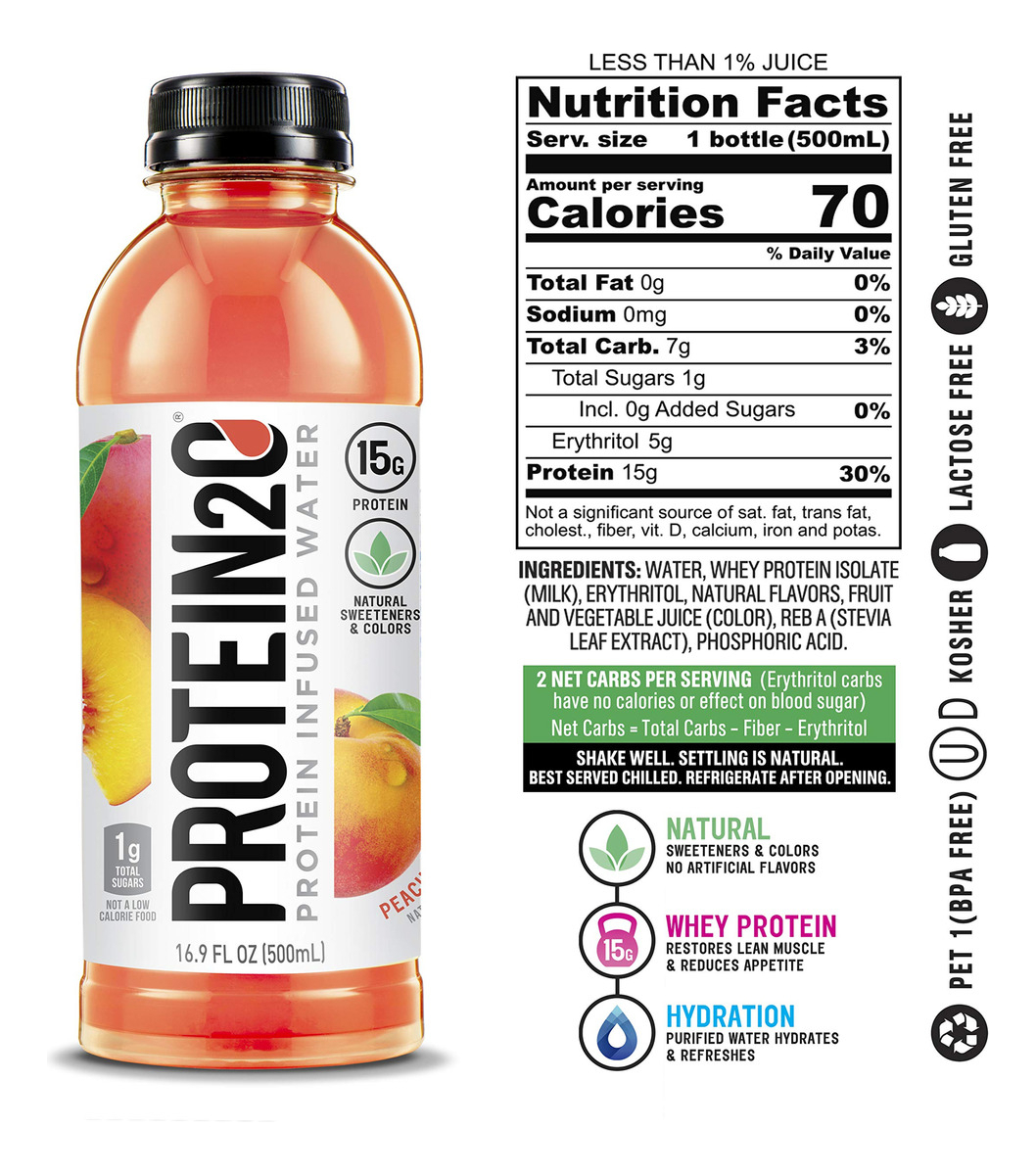 Salud y Equipamiento Médico - Protein2o 15 G De Agua Con Infusion De Proteina De Suero, Pa 3
