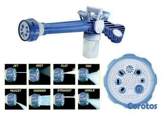 herramientas, jardines y exterior - Pistola para manguera de agua con 8 salidas HG-265  3