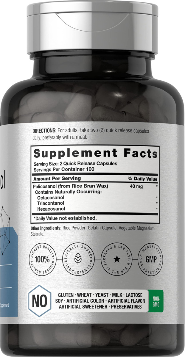 Salud y Equipamiento Médico - Policosanol 20 Mg 200 Cap Horbaach 1