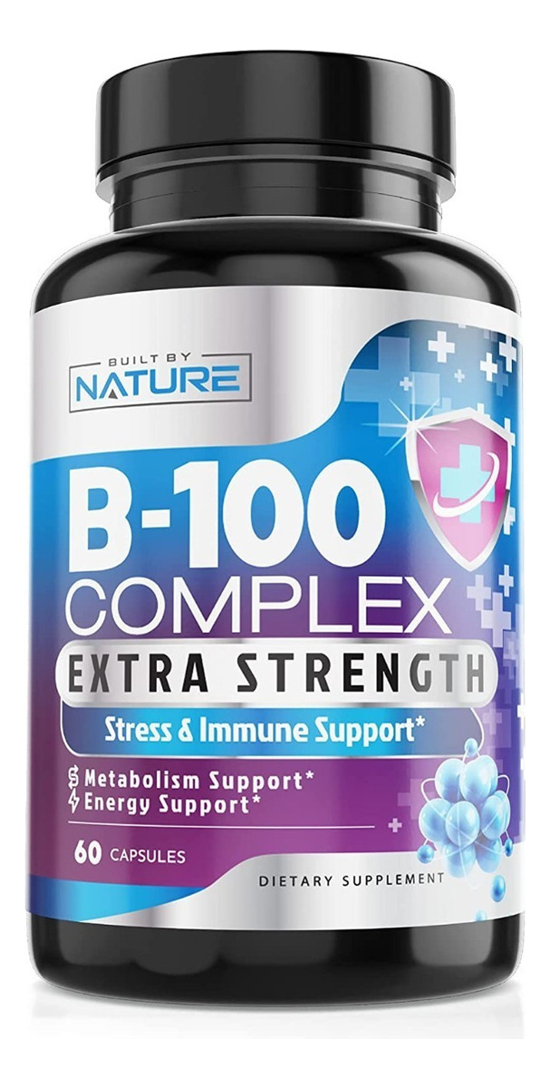 Salud y Equipamiento Médico - Complejo B Built By Natur 60 capsulas 0