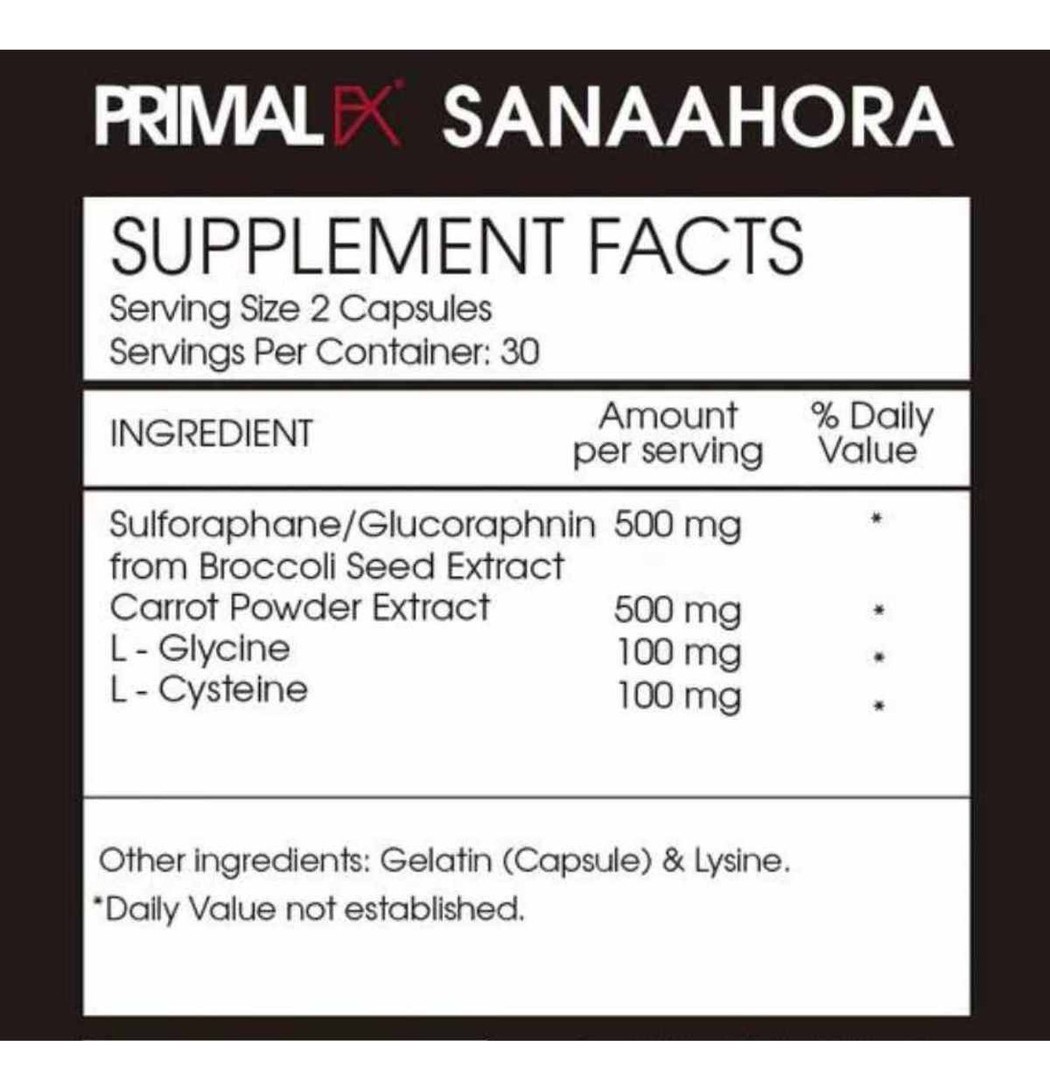 Salud y Equipamiento Médico - Bradax 60 Capsulas Primalfx 1