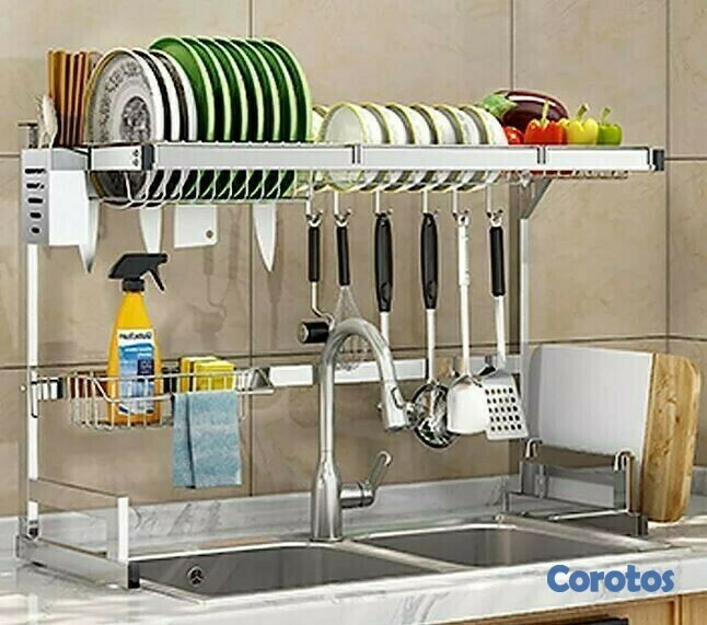 cocina - Escurridor de platos de 2 niveles 5