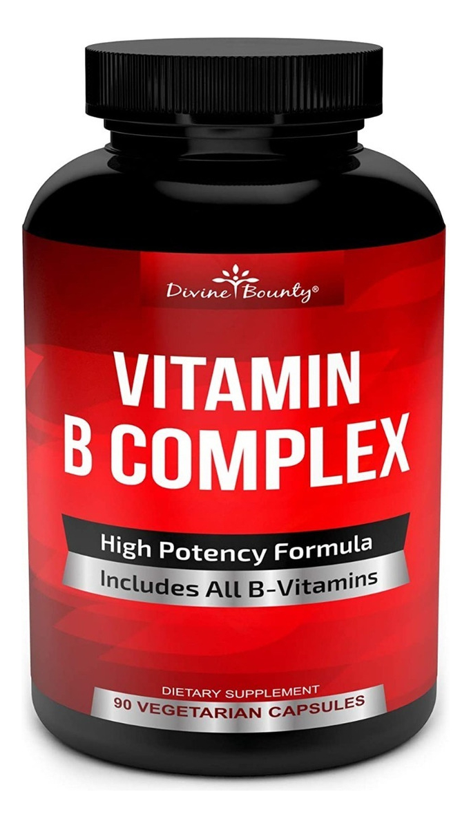 Salud y Equipamiento Médico - Complejo B 100mg 90cap Divine B - - Unidad A $2710 0