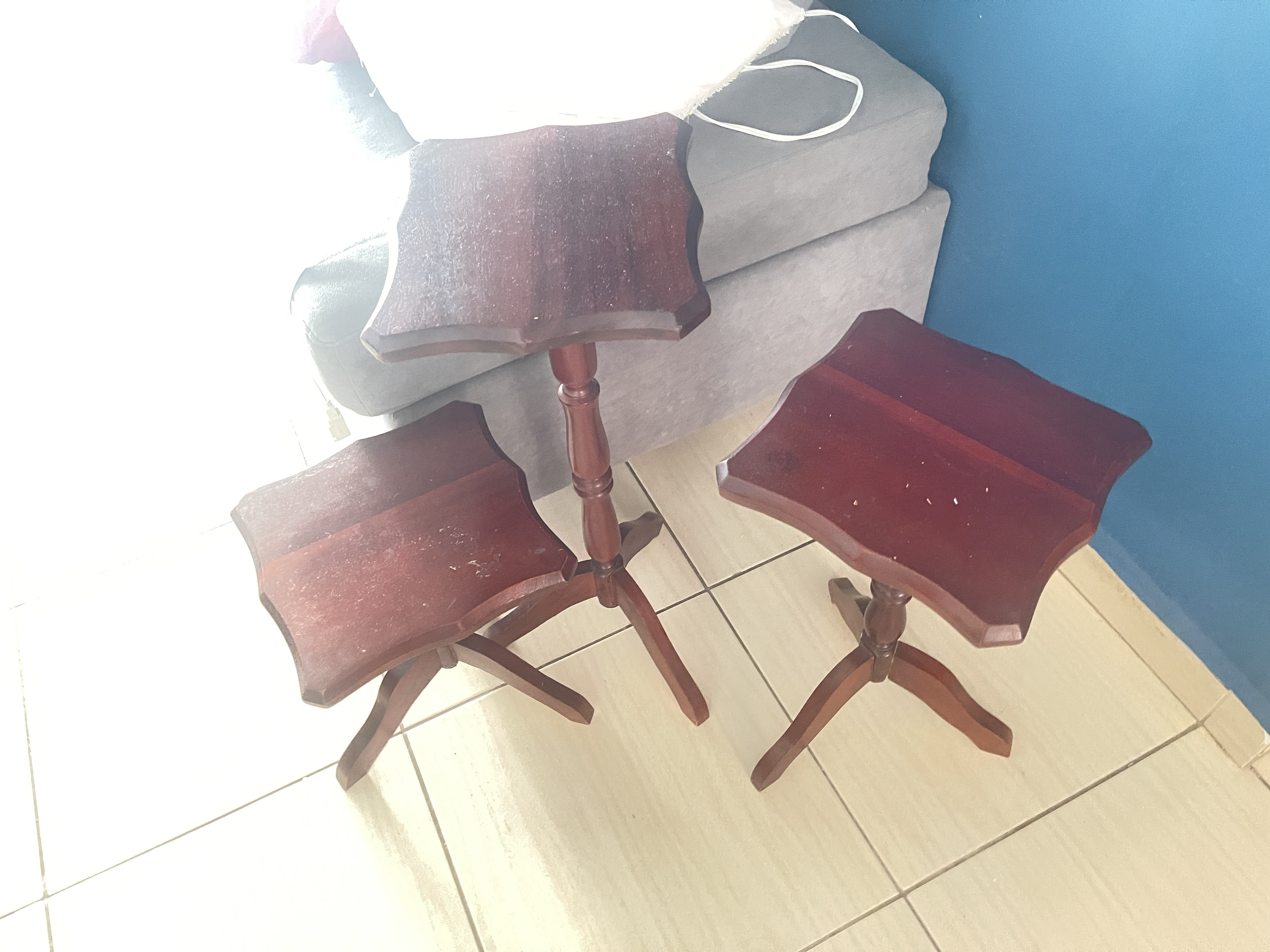 muebles y colchones - mesitas 