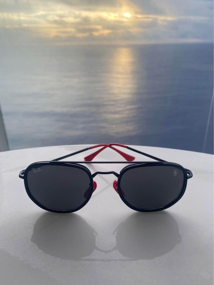 joyas, relojes y accesorios - Lentes RayBan Scuderia Ferrari Collection Negros 5