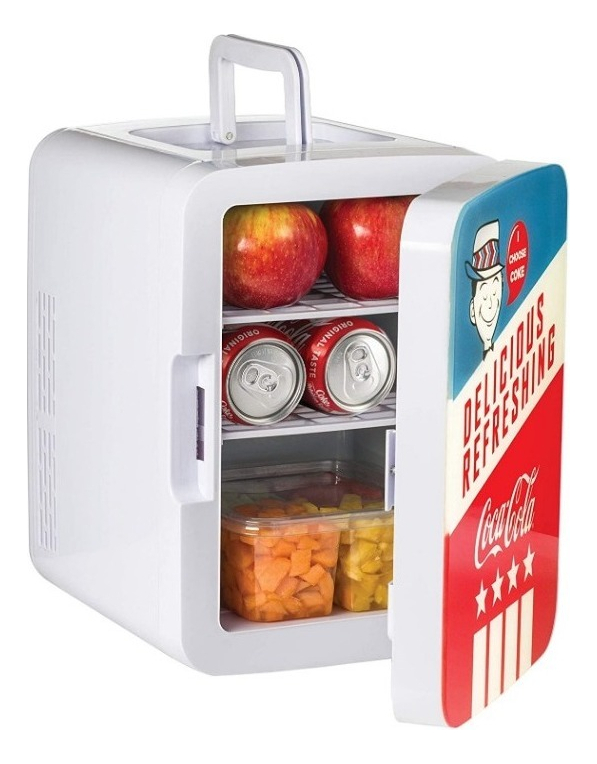 Salud y Equipamiento Médico - Mini Refrigerador Coca-cola Americana Retro 12 Latas Ac / Dc 3