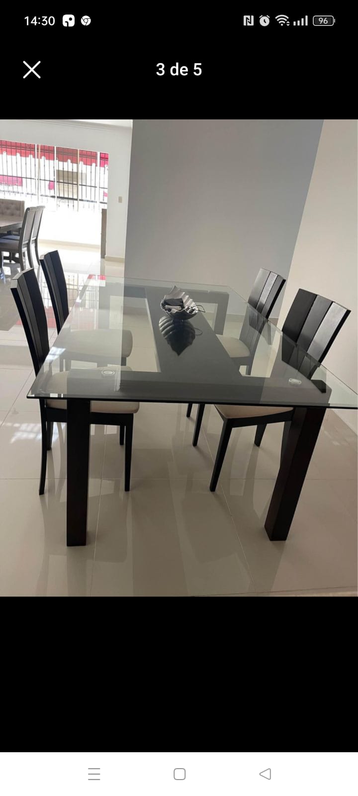 muebles y colchones - Comedor de ilumel, cristal biselado 0