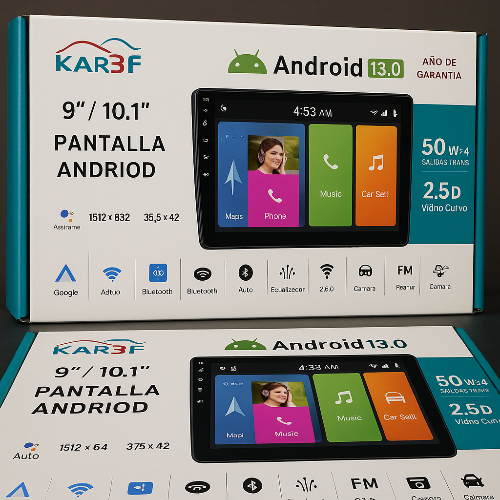 accesorios para vehiculos - Radio Android 13.0 9PG  32GB 2GB ram 0