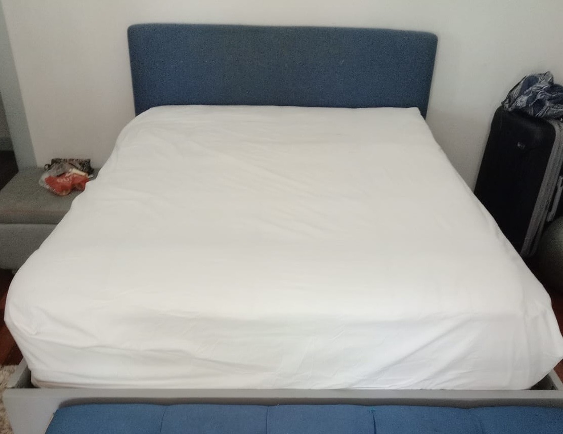 muebles y colchones - Cama Full con Cajón  0