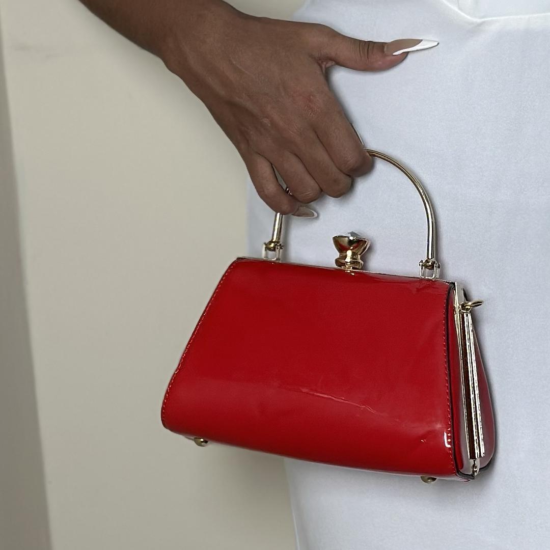 carteras y maletas - cartera roja 
moderna 0