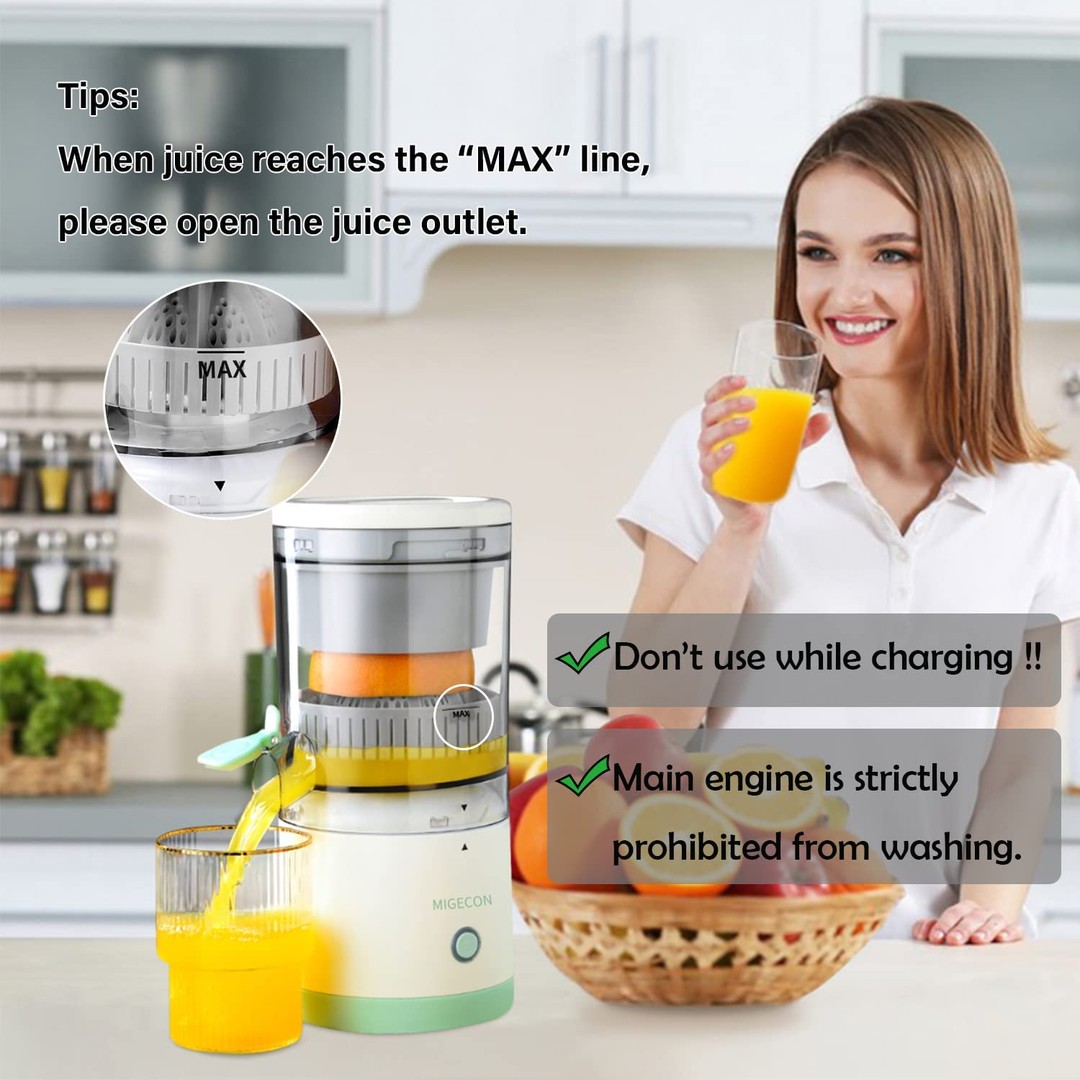 electrodomesticos - Exprimidor de cítricos eléctrico de jugo naranja potente motor extractor china 1