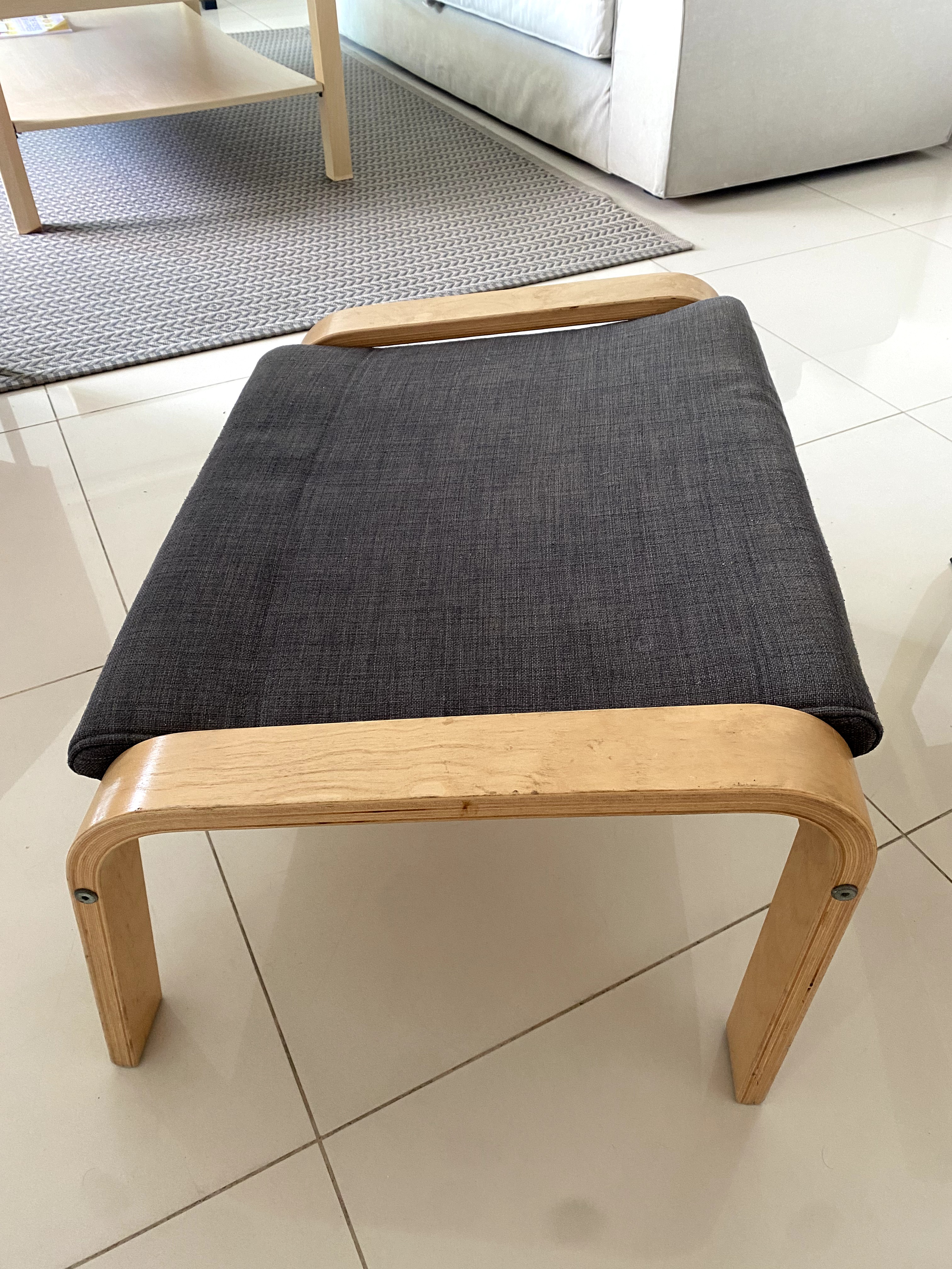 muebles y colchones - Sillon y reposapies IKEA POANG 3