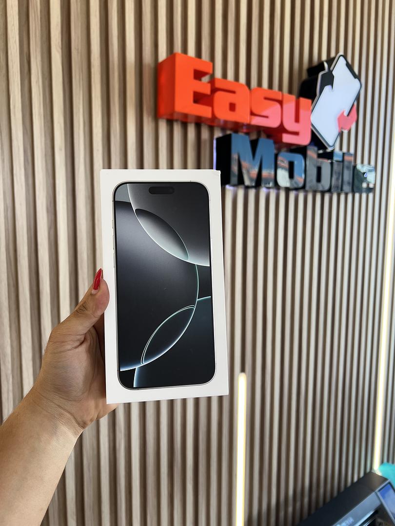 celulares y tabletas - iPHONE 16 PRO MAX ESIM 1TB WHITE TITANIUM SELLADO  2