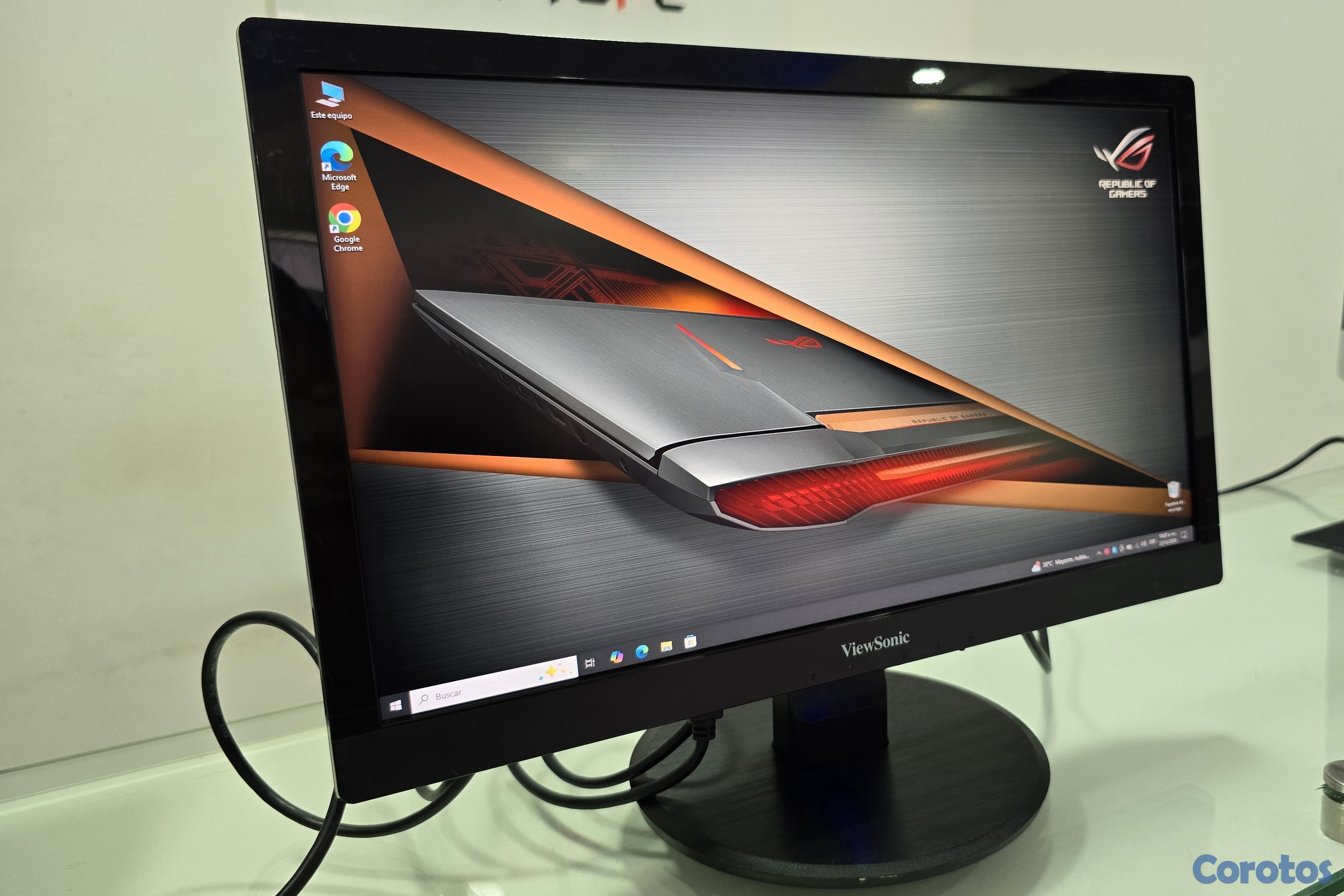 computadoras y laptops - Monitor ViewSonic 20 Pulg trae cable hdmi 1