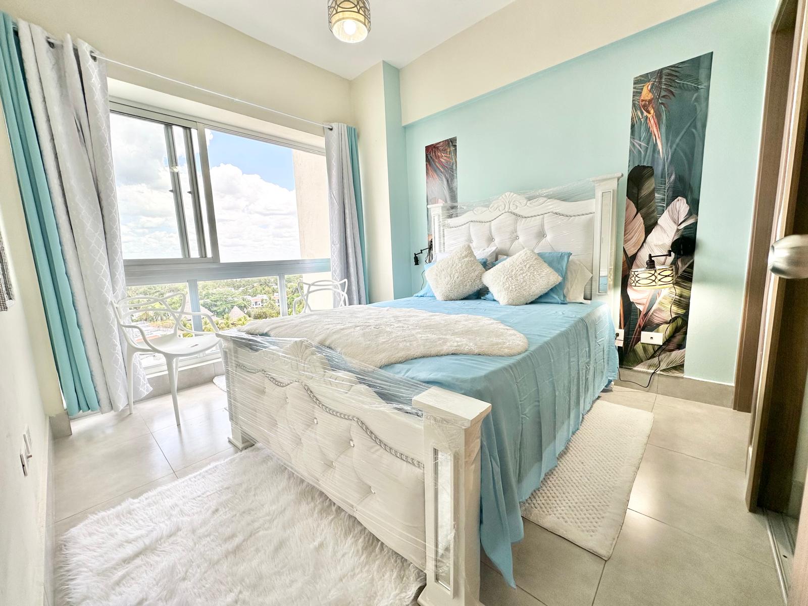 penthouses - PENTHOUSE 1 HAB., AMUEBLADO, TORRE BOCA DEL MAR III, BOCA CHICA, VISTA  A LA CIU 3