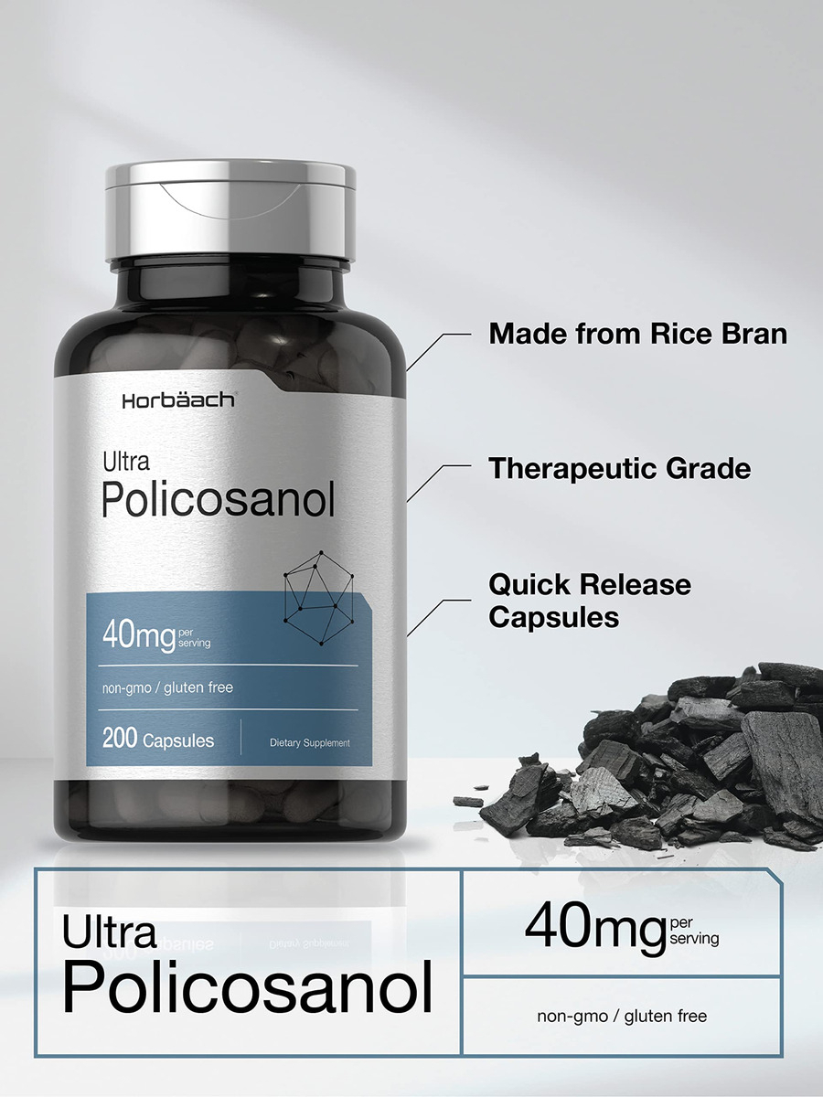 Salud y Equipamiento Médico - Policosanol 20 Mg 200 Cap Horbaach 2