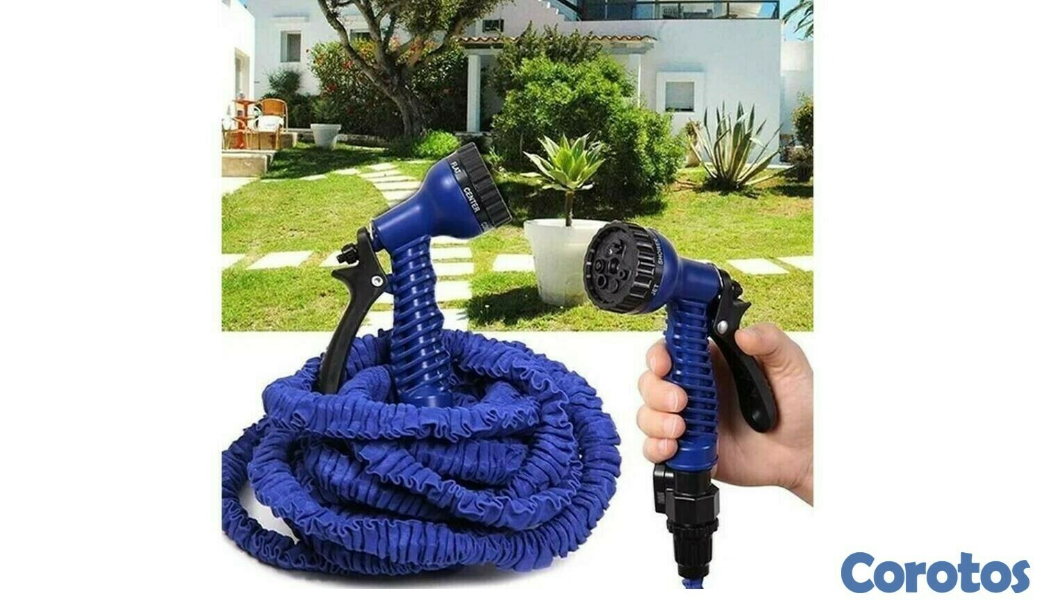 herramientas, jardines y exterior - Manguera expandible con pistola gratis - 50 pies. 4