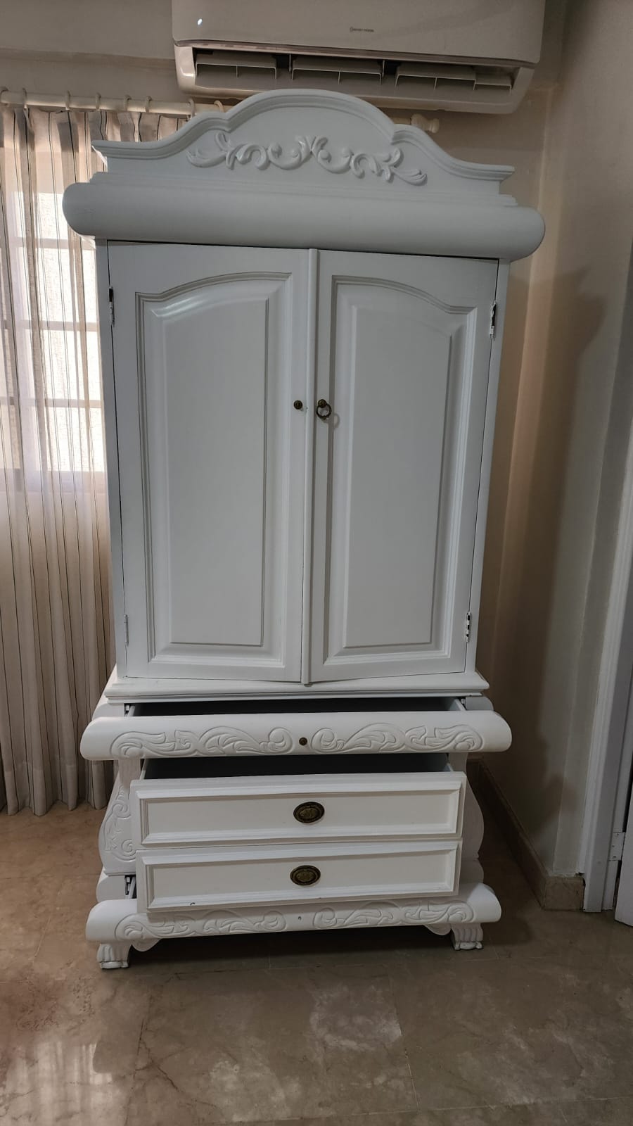 muebles y colchones - Juego habitación completo en caoba en blanco 3