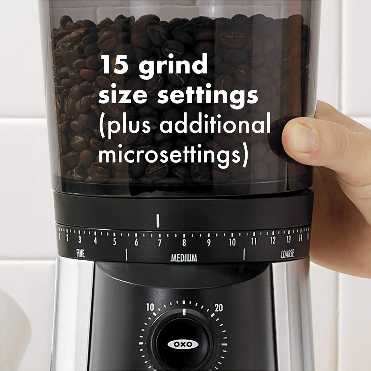 Salud y Equipamiento Médico - Molino Electrico De Café Cónicas 12 Tazas 0.75 Lbs 4