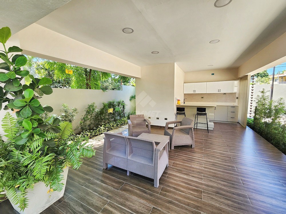 apartamentos - AMUEBLADO FANCY ASCENSOR Y PISCINA AV. HISPANOAMERICANA STGO. 1