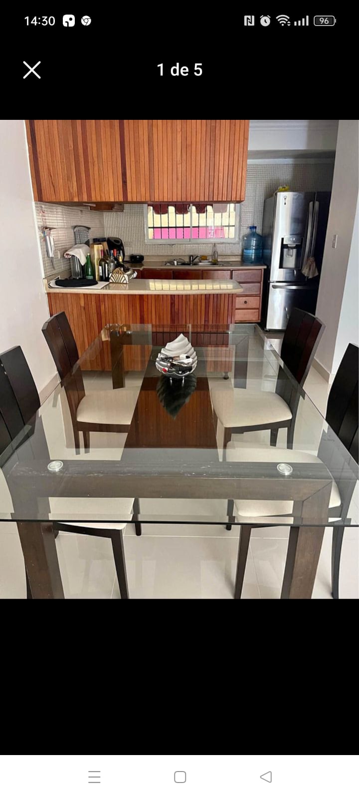 muebles y colchones - Comedor de ilumel, cristal biselado 4