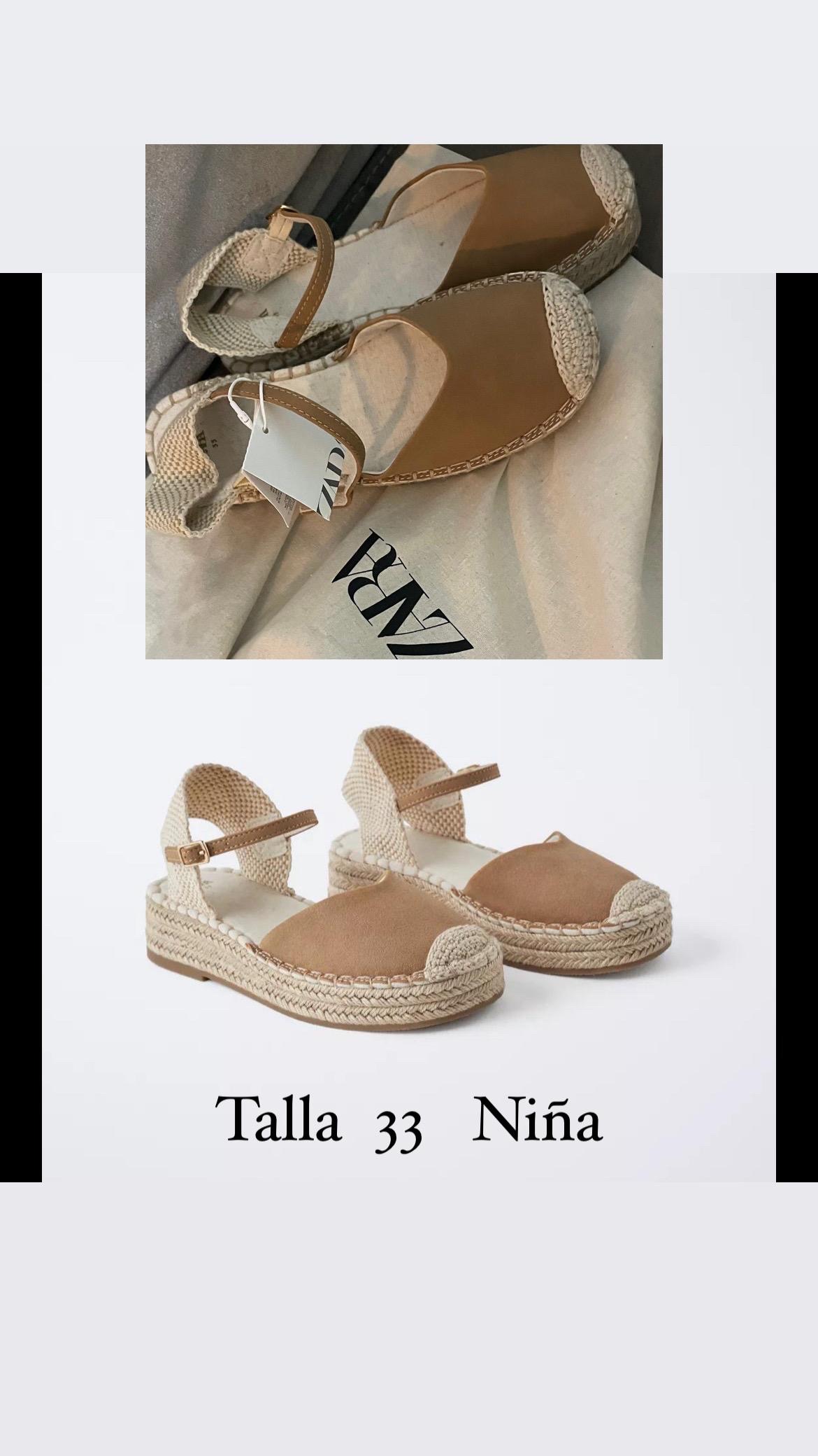 ropa y zapatos - zapatos nuevos de Zara talla 33 de niña  0