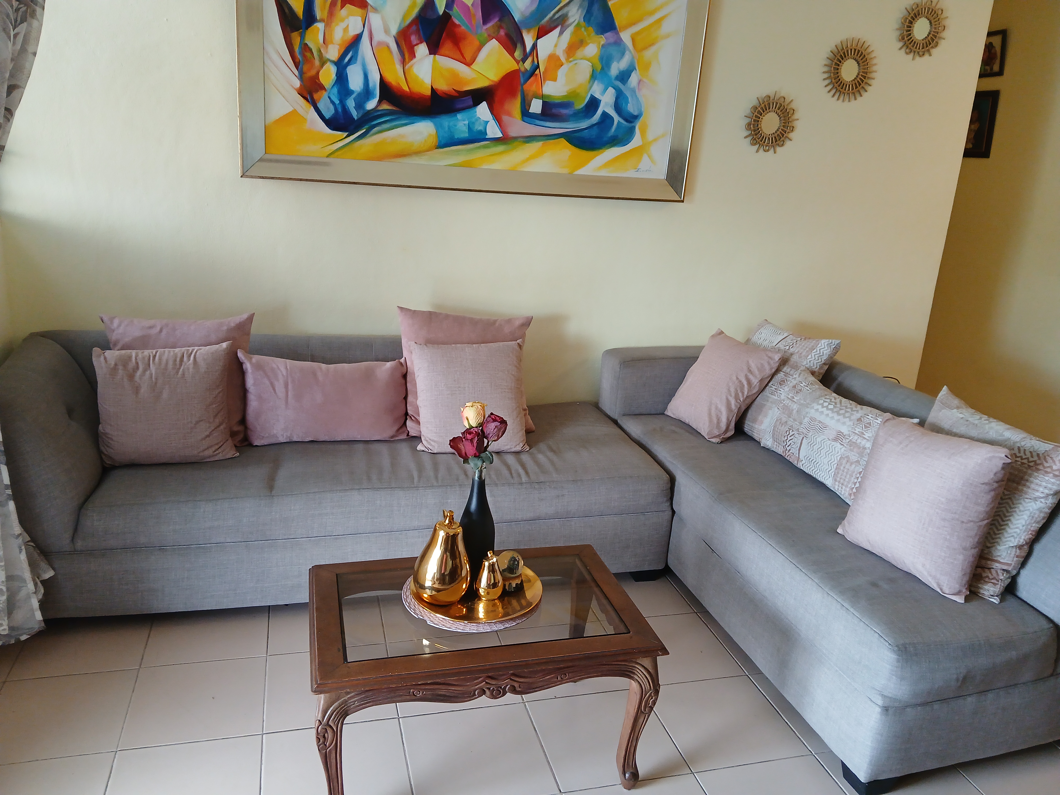 muebles y colchones - Vendo juego de muebles tipo L 0