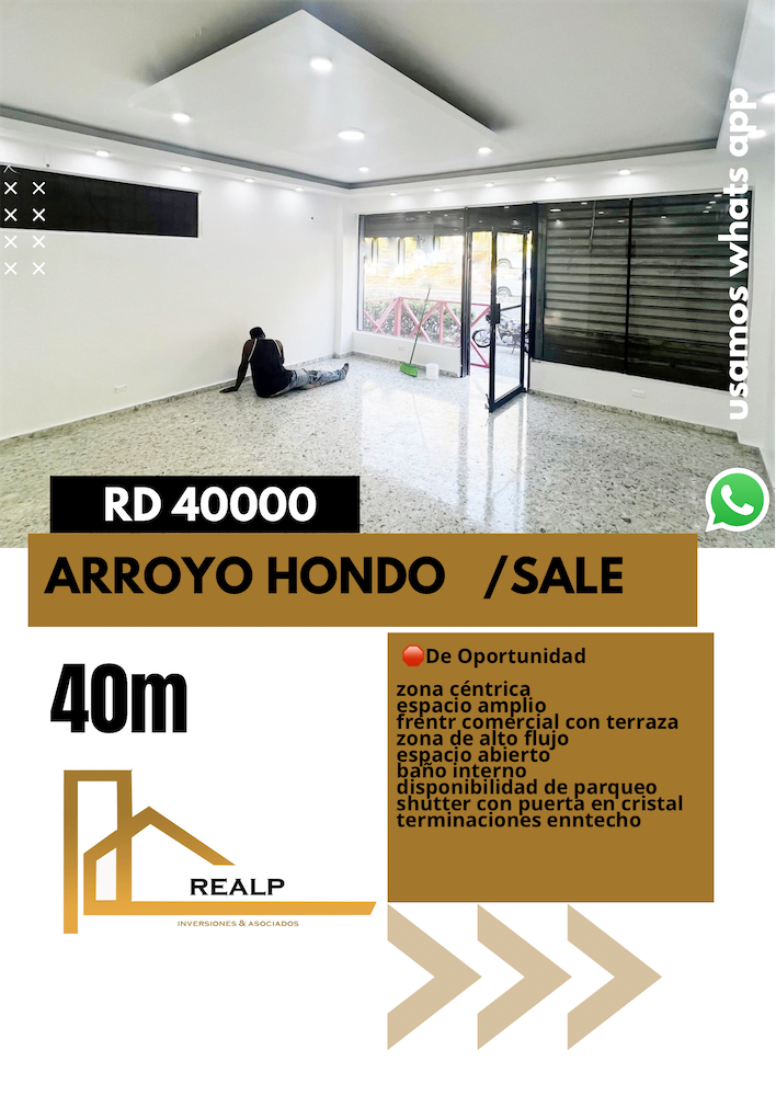 oficinas y locales comerciales - Local comercial en Arroyo Hondo  0