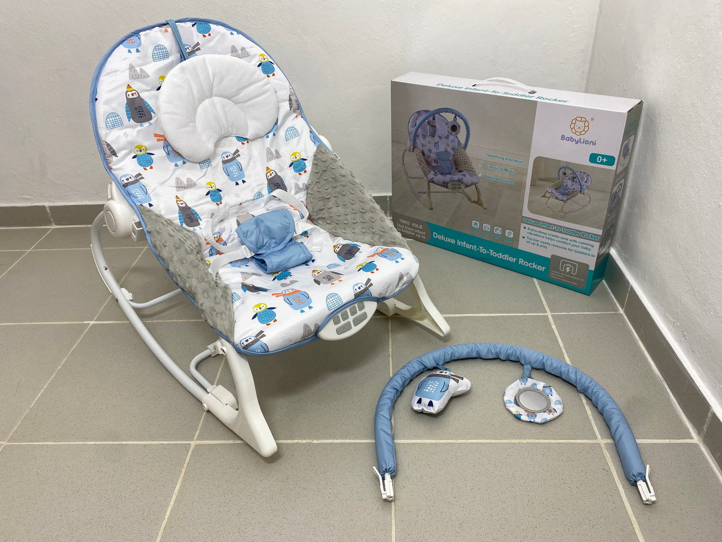 coches y sillas - Silla vibradora para bebe con musica y vibracion  2