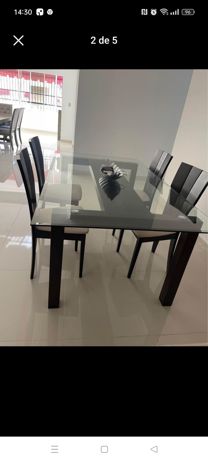 muebles y colchones - Comedor de ilumel, cristal biselado 1