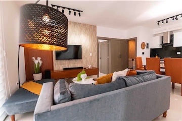 apartamentos - Apartamento de venta amueblada en reparto Panorama 2