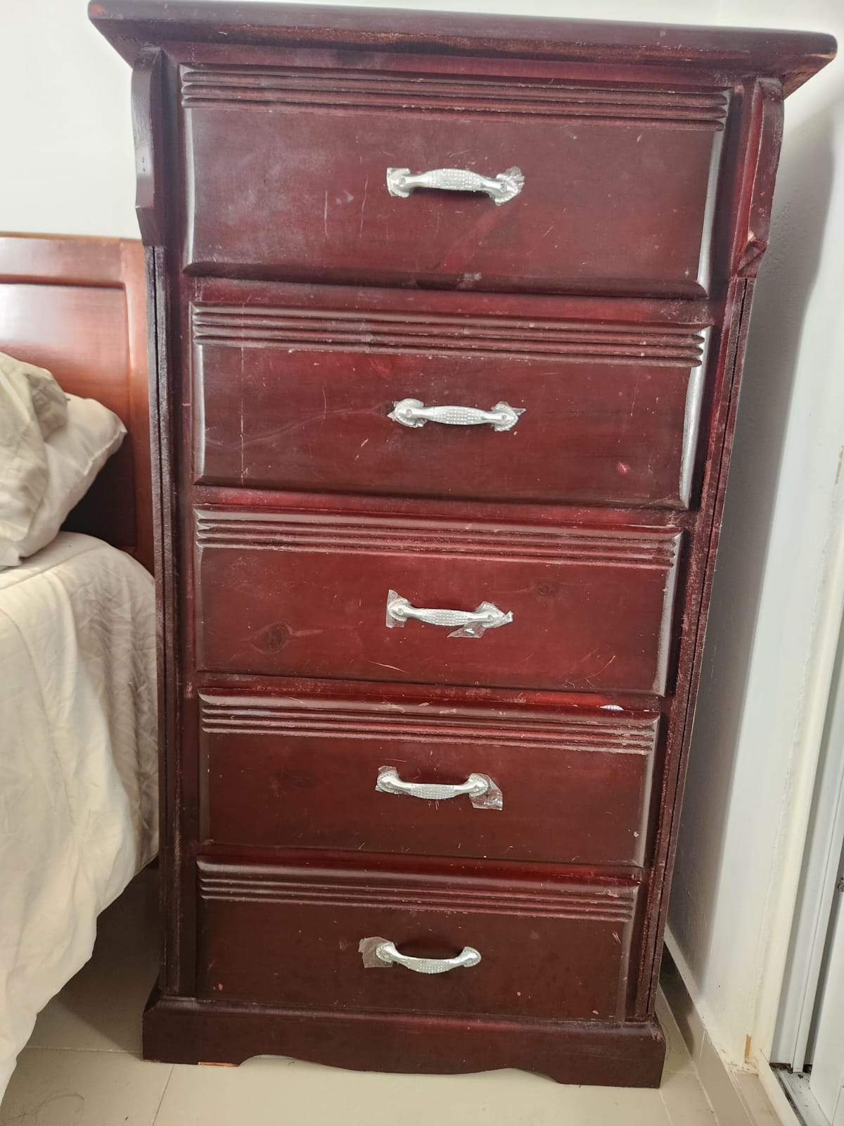 muebles y colchones - Set de biuro, mesita de noche , cuadro y mini escritorio 2