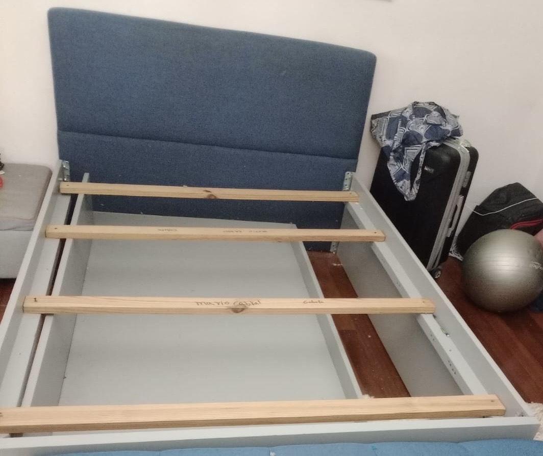 muebles y colchones - Cama Full con Cajón  1