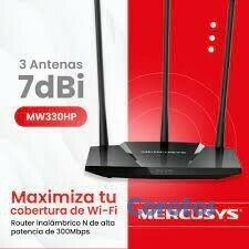 computadoras y laptops - ROUTER MERCUSYS MW330HP 300MPS. MW330HP 1