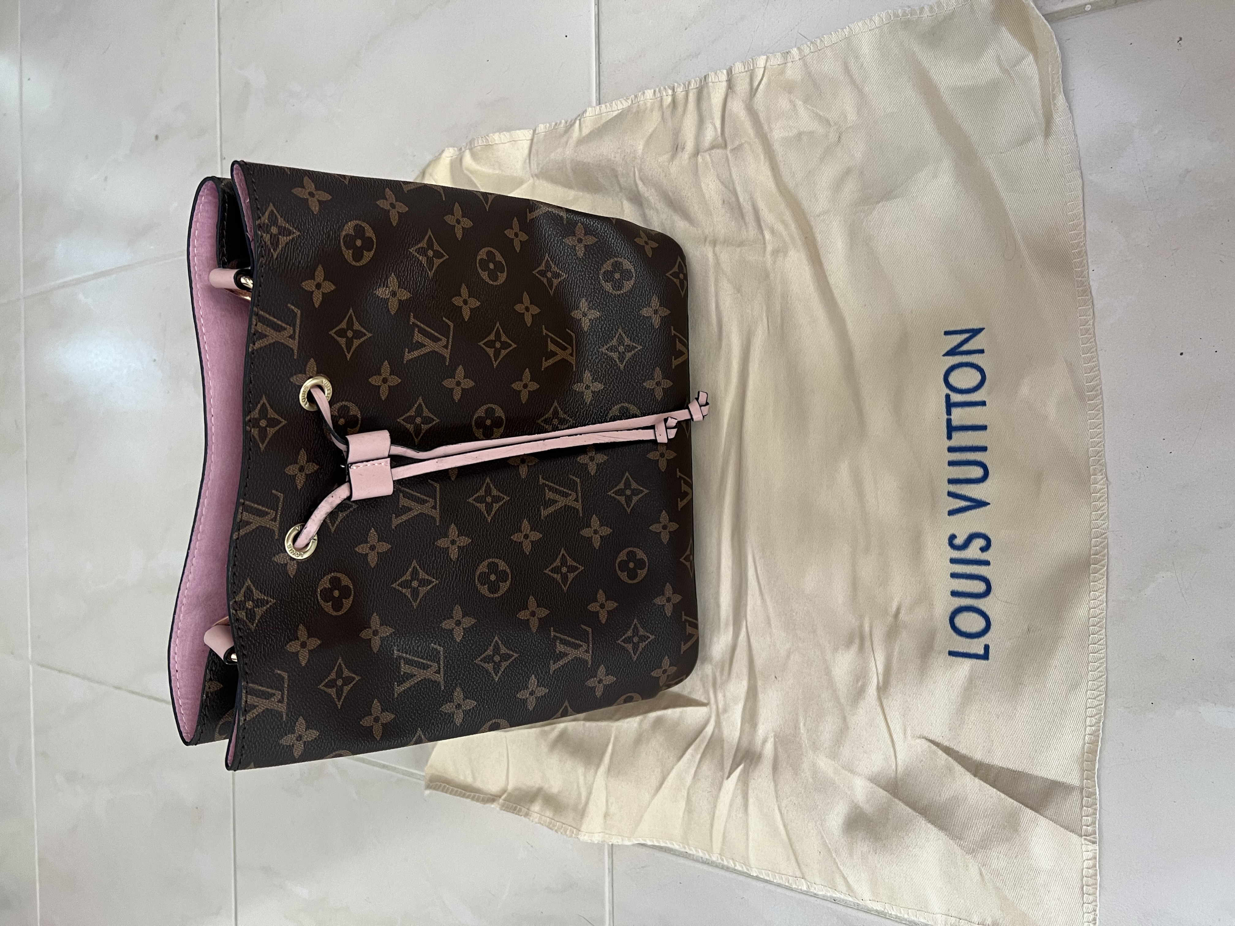 carteras y maletas - Bolso Louis Vuitton NeoNoe rosa  0