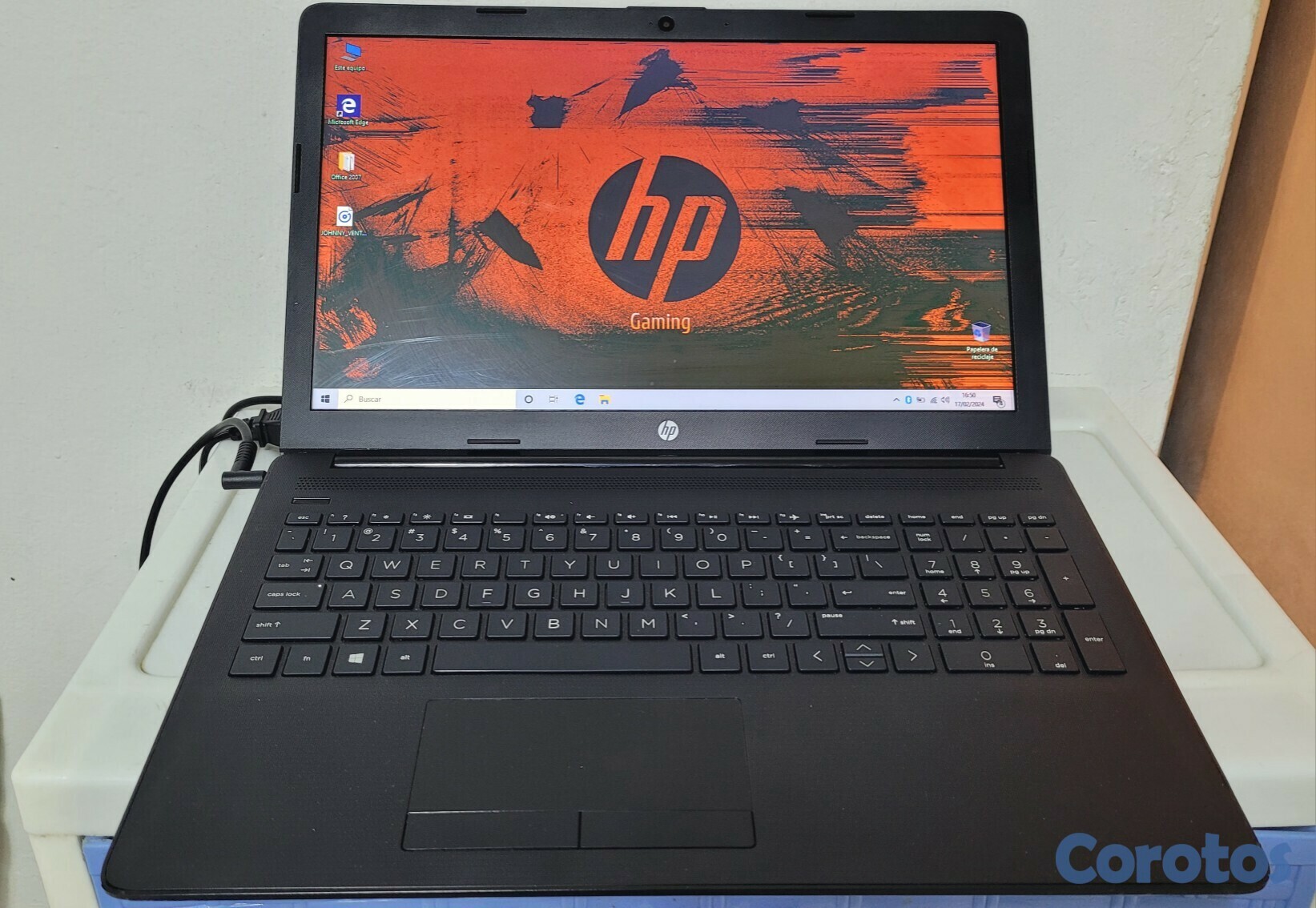 computadoras y laptops - Laptop hp Negra 17 Pulg 2.6ghz 7ma Gen Ram 8gb ddr4 Disco 256gb Solido  1
