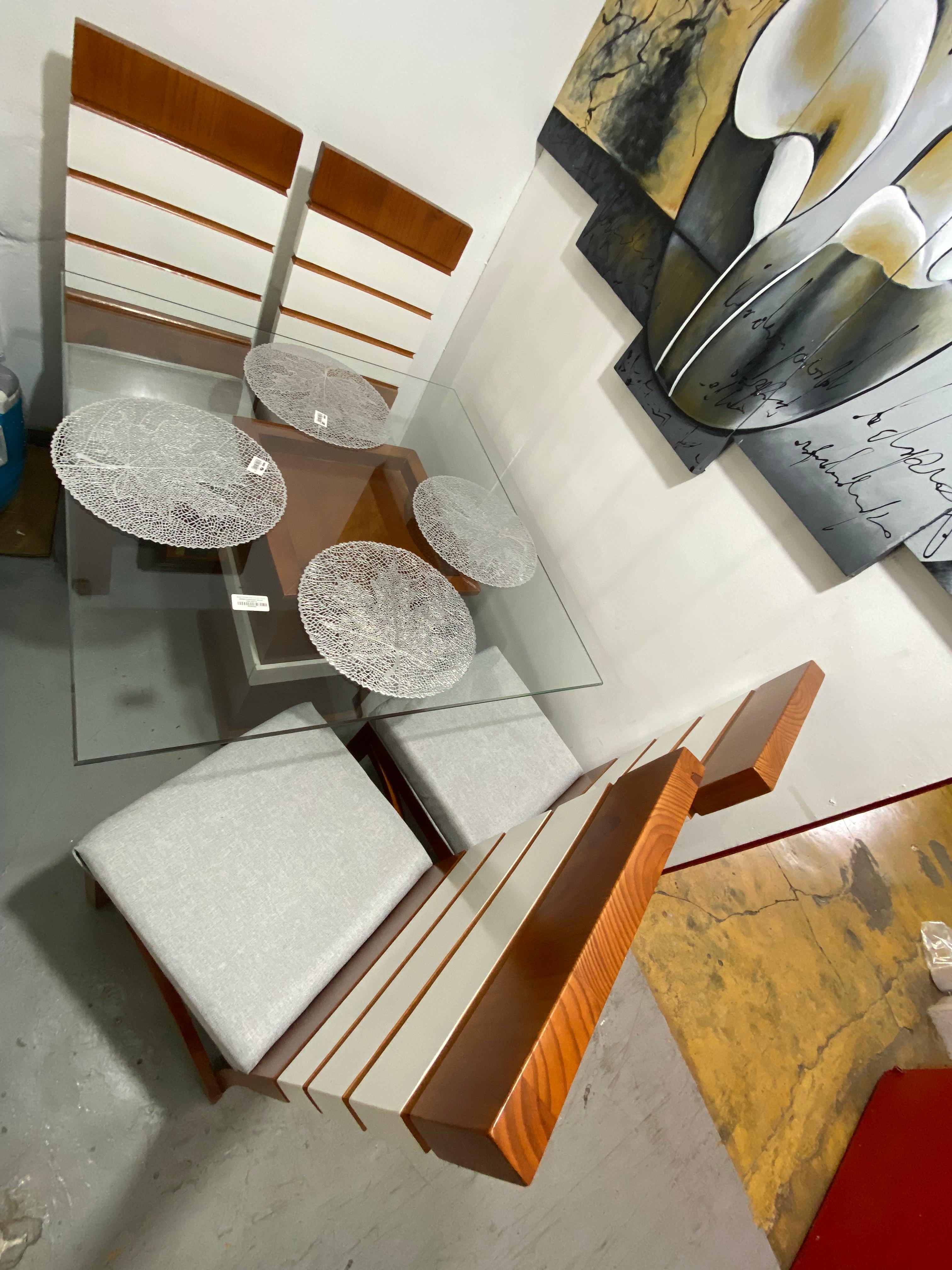 muebles y colchones - juego de comedor tablerito  1