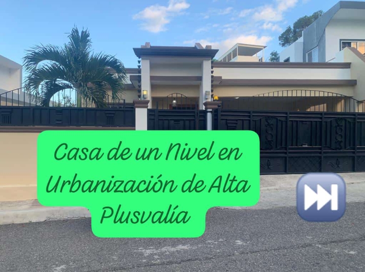 casas - Casa de 1 Nível Deslindadas en Urbanización de Alta Plusvalía en Puerto Plata 
