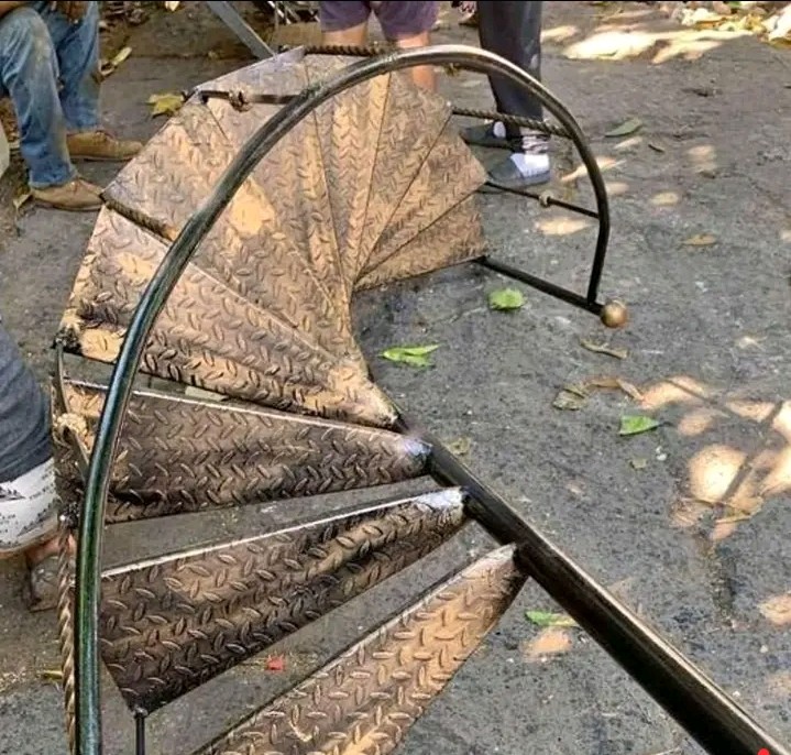 herramientas, jardines y exterior - Gran oferta de escalera de caracol  1