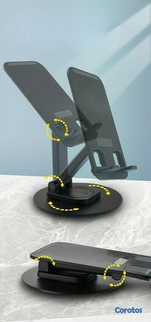 accesorios para electronica - SOPORTE DE TELEFONO Y TABLET- FLODING METAL ROTATING 29448 5