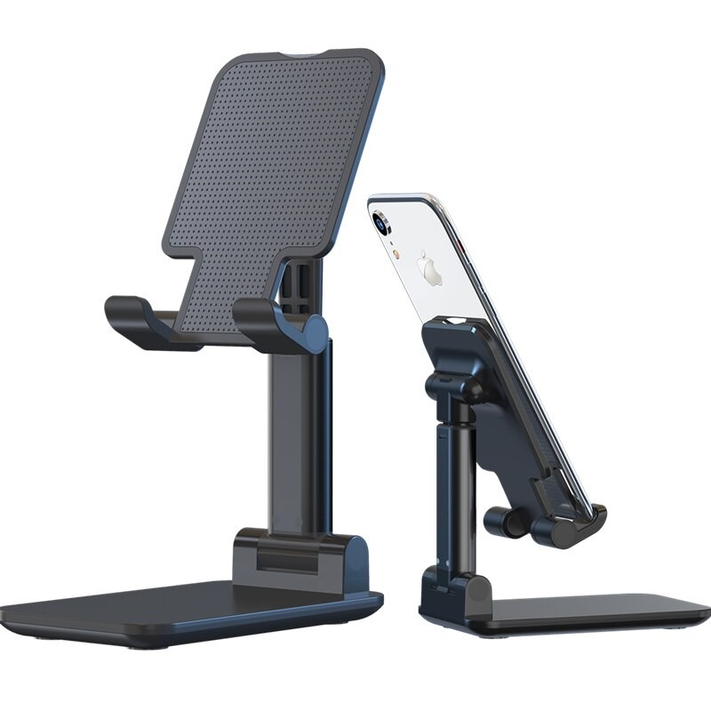 accesorios para electronica - Soporte de teléfono de metal ajustable y plegable para escritorio 1