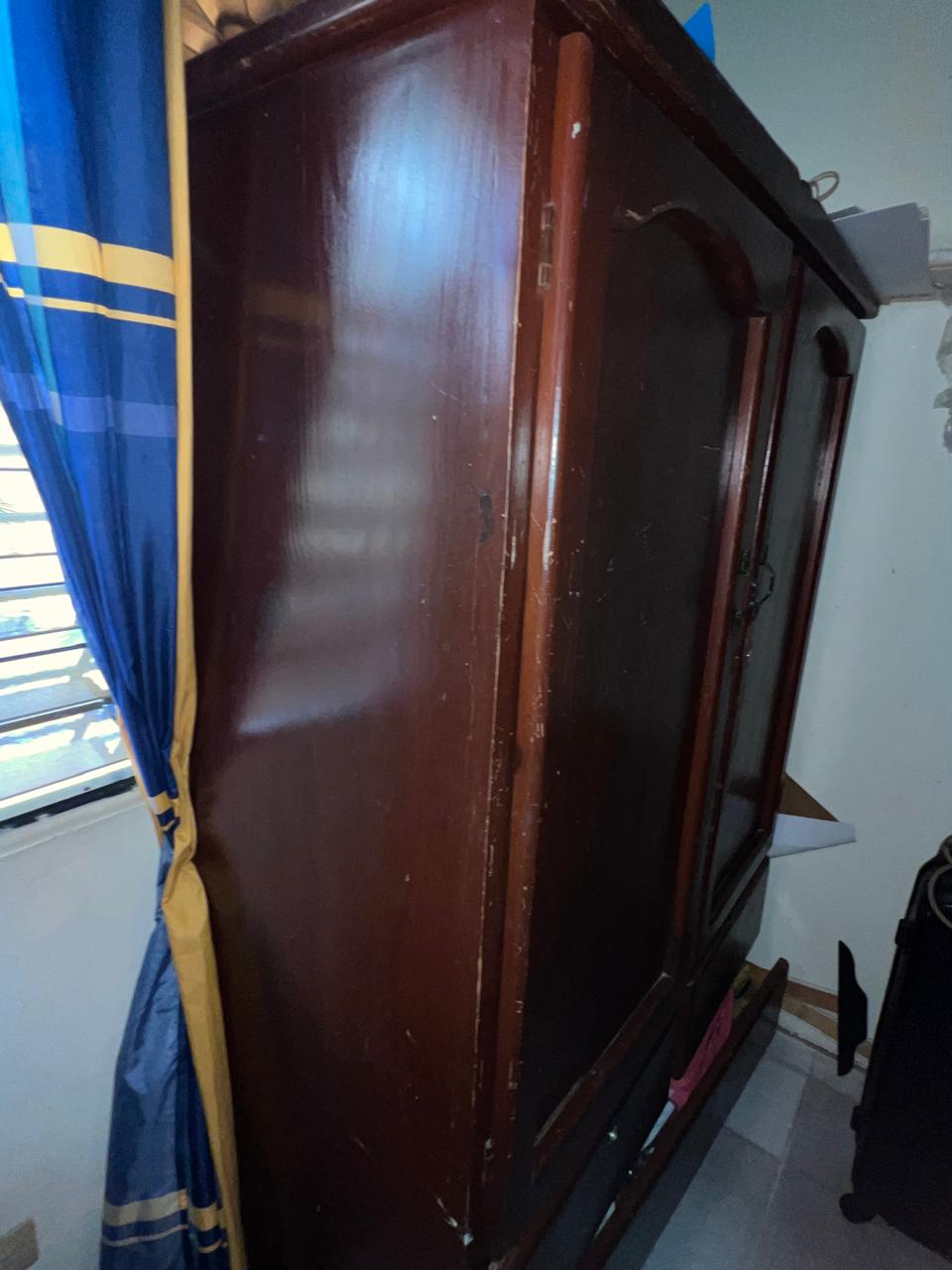 muebles y colchones - juego de habitacion en caoba 7